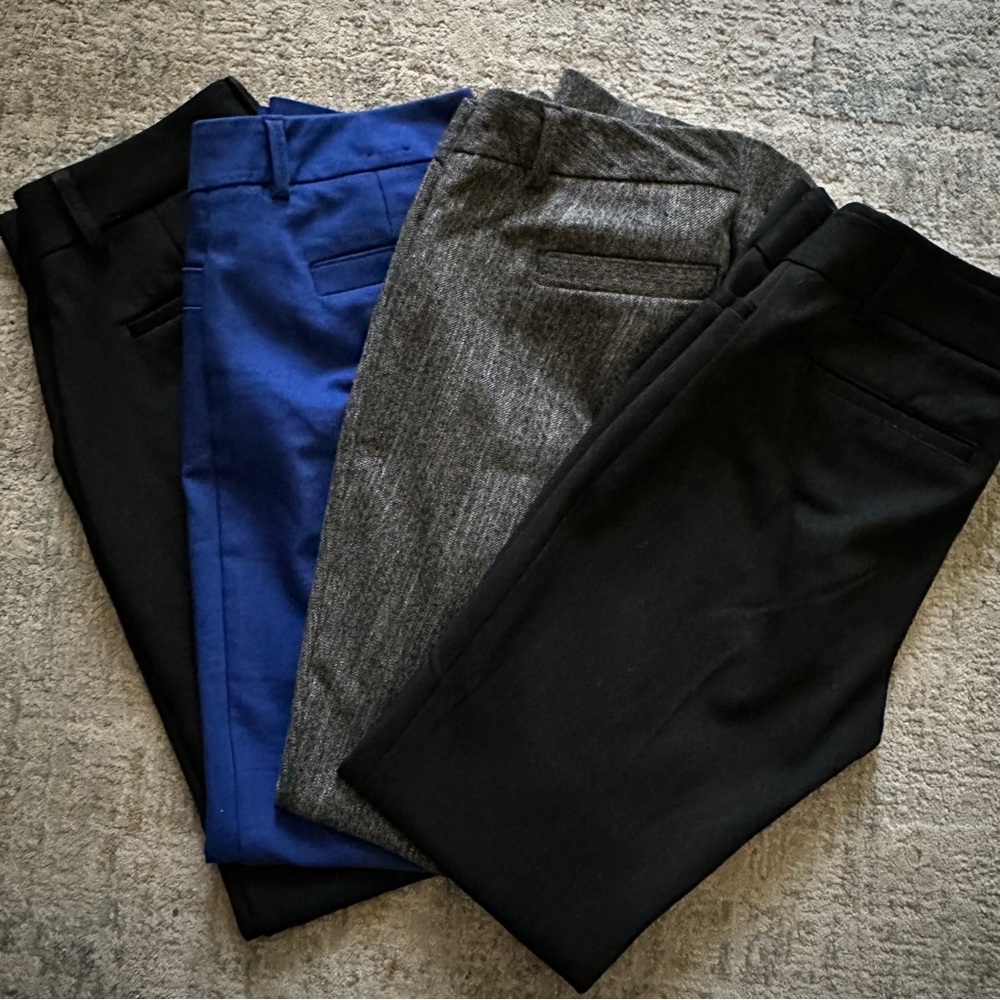 Women's Express Columnist Pants - Size 0 - Black, Blue, Gray